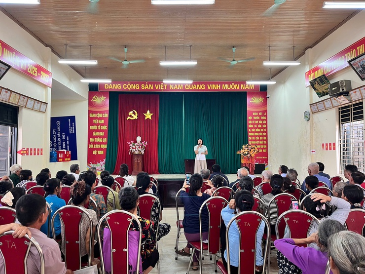 Hội nghị lấy ý kiến đối với dự thảo Phương án bồi thường, hỗ trợ, tái định cư dự án: Xây dựng thao trường huấn luyện mới cho trường TCKT Công Binh- Ảnh 1.