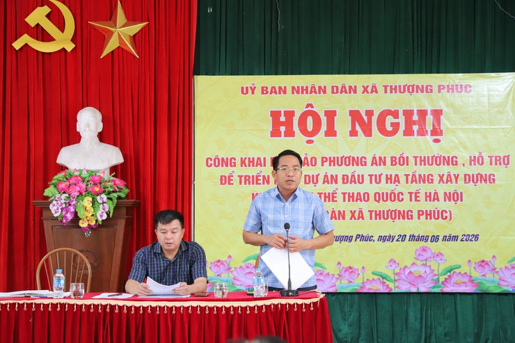 Nhân dân thôn Gia Khánh và Mễ Sơn được lấy ý kiến về dự thảo phương án bồi thường, hỗ trợ triển khai Dự án Khu đô thị thể thao quốc tế Hà Nội- Ảnh 3.