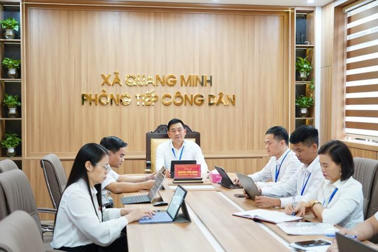 Xã Quang Minh quyết tâm xây dựng đội ngũ cán bộ liêm chính, trách nhiệm, vì Nhân dân phục vụ- Ảnh 1.