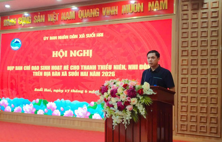 Suối Hai triển khai hoạt động hè cho thanh thiếu niên- Ảnh 1.