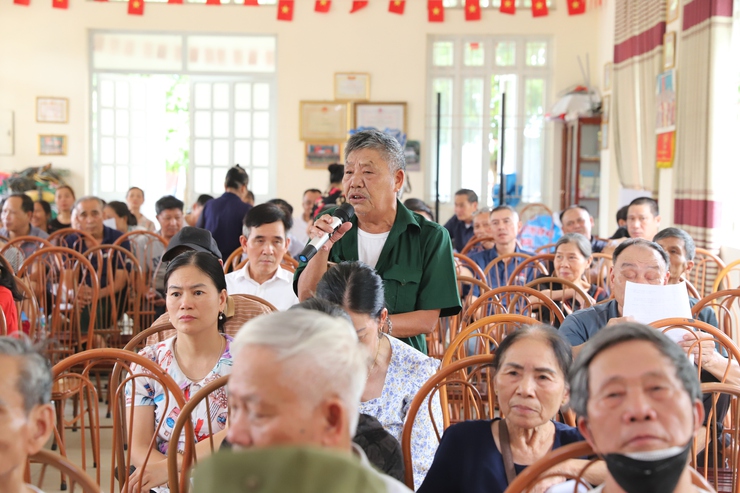 Nhân dân thôn Gia Khánh và Mễ Sơn được lấy ý kiến về dự thảo phương án bồi thường, hỗ trợ triển khai Dự án Khu đô thị thể thao quốc tế Hà Nội- Ảnh 5.