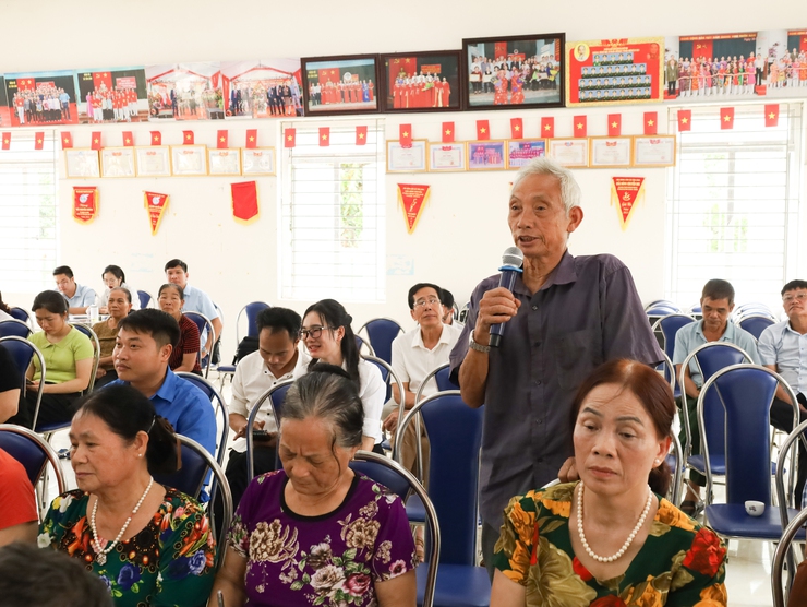 Đại biểu HĐND xã Suối Hai đơn vị bầu cử số 6 tiếp xúc cử tri trước kỳ họp thường lệ giữa năm 2026- Ảnh 4.