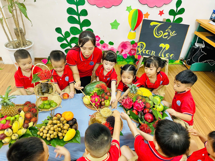 BÉ VUI “TẾT ĐOAN NGỌ” - MẦM NON CỔ NHUẾ 1- Ảnh 1.