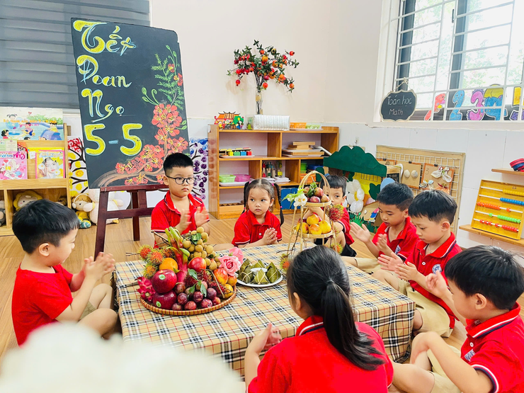 BÉ VUI “TẾT ĐOAN NGỌ” - MẦM NON CỔ NHUẾ 1- Ảnh 2.