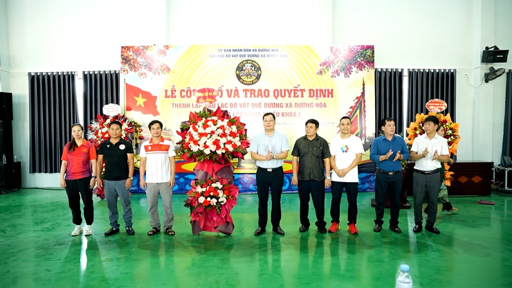 Lễ công bố và trao quyết định thành lập câu lạc bộ vật Quế Dương- Ảnh 3.