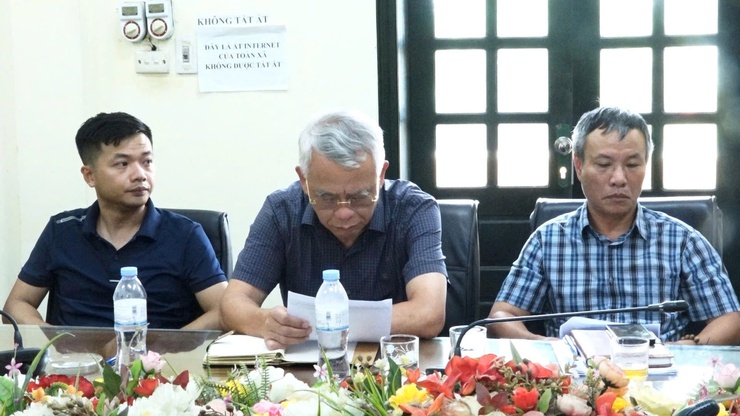 UBND XÃ DÂN HÒA LÀM VIỆC VỚI CÁC NHÀ THẦU XÂY LẮP VỀ TIẾN ĐỘ CÁC DỰ ÁN GIAO THÔNG TRỌNG ĐIỂM- Ảnh 7.
