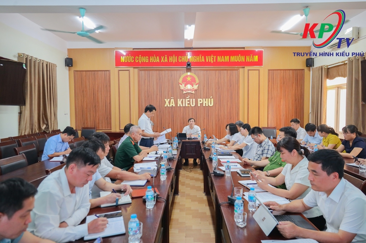 Đảng ủy xã Kiều Phú thảo luận, cho ý kiến vào các đề án sắp xếp, kiện toàn chi bộ thôn và nhân sự cấp ủy- Ảnh 1.