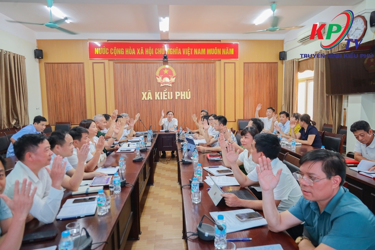 Đảng ủy xã Kiều Phú thảo luận, cho ý kiến vào các đề án sắp xếp, kiện toàn chi bộ thôn và nhân sự cấp ủy- Ảnh 4.
