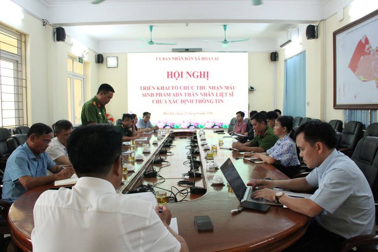 Hòa Lạc triển khai thu nhận mẫu sinh phẩm ADN thân nhân liệt sĩ chưa xác định thông tin- Ảnh 1.