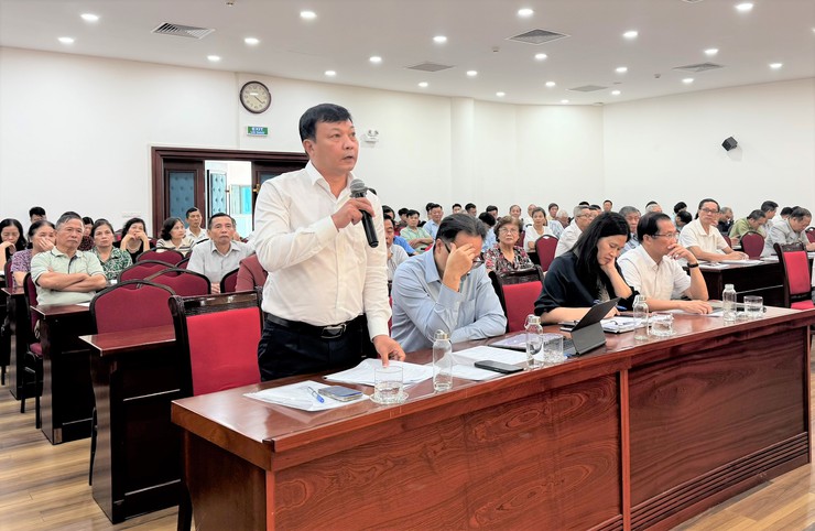 ĐẠI BIỂU HĐND THÀNH PHỐ HÀ NỘI - ĐƠN VỊ BẦU CỬ SỐ 5 TIẾP XÚC CỬ TRI TRƯỚC KỲ HỌP- Ảnh 4.