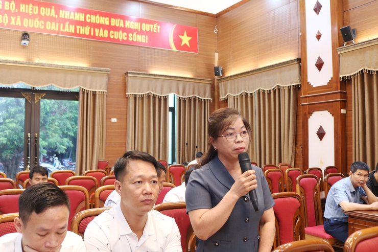 Đại biểu HĐND thành phố Hà Nội đơn vị bầu cử số 25 tiếp xúc cử tri trước kỳ họp thường lệ giữa năm 2026- Ảnh 7.