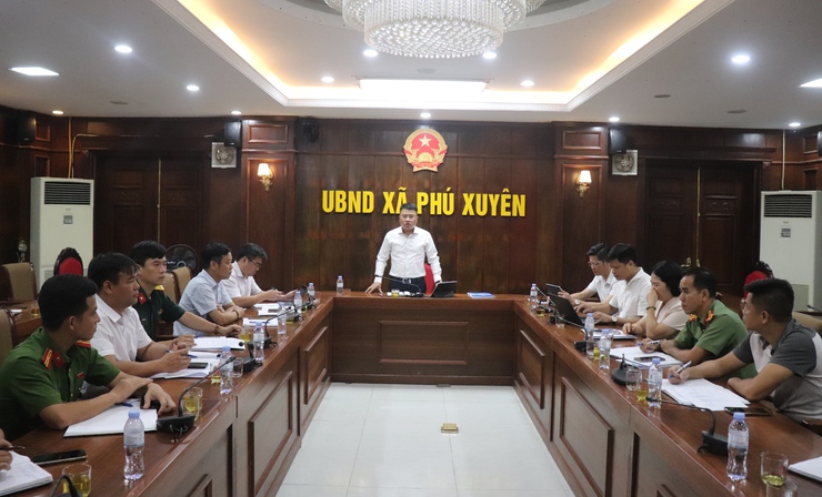 Hội nghị triển khai công tác tổ chức cưỡng chế đối với trường hợp vi phạm đất đai tại thôn Đông Đoài- Ảnh 3.