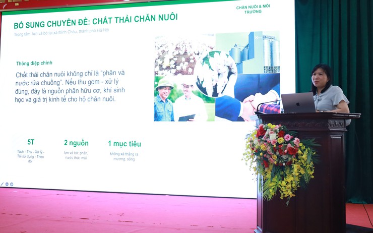 Trên 100 cán bộ, hội viên Hội Nông dân xã Minh Châu được tập huấn nâng cao nhận thức, kỹ năng xử lý ô nhiễm môi trường nông thôn- Ảnh 1.