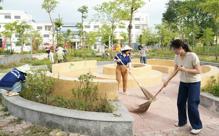 Sơn Đồng ra quân tổng vệ sinh môi trường Quý II năm 2026- Ảnh 3.
