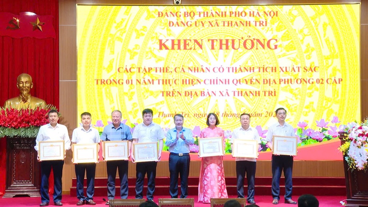 Thanh Trì sơ kết 1 năm vận hành mô hình chính quyền địa phương hai cấp- Ảnh 1.