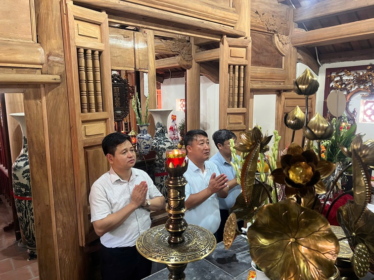 Xã Bình Minh long trọng tổ chức Lễ khánh thành công trình tu bổ, tôn tạo Đình Phù Lạc- Ảnh 1.