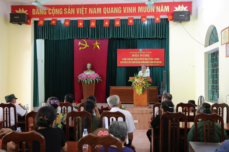 Hội Cựu thanh niên xung phong xã Phú Nghĩa sơ kết hoạt động 06 tháng đầu năm 2026- Ảnh 1.