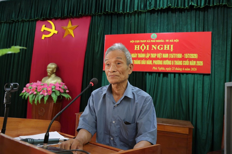 Hội Cựu thanh niên xung phong xã Phú Nghĩa sơ kết hoạt động 06 tháng đầu năm 2026- Ảnh 4.