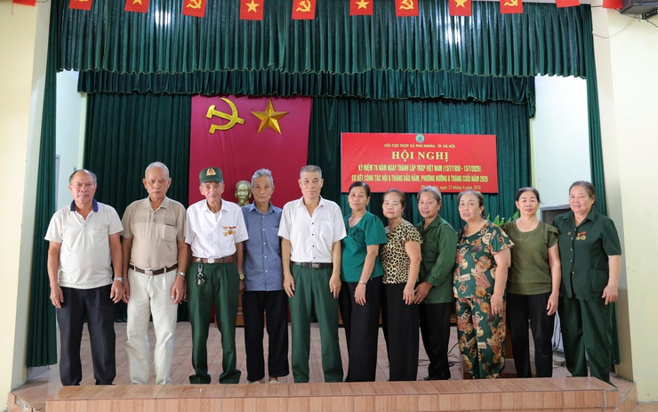 Hội Cựu thanh niên xung phong xã Phú Nghĩa sơ kết hoạt động 06 tháng đầu năm 2026- Ảnh 6.