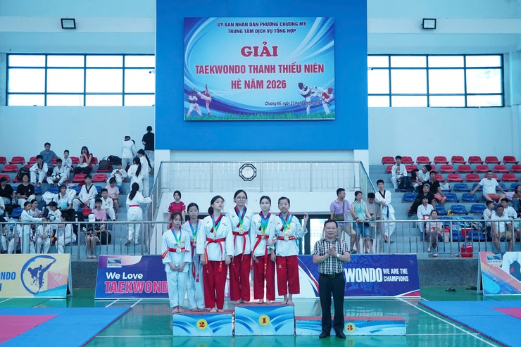 Phường Chương Mỹ tổ chức Giải Taekwondo thanh thiếu niên hè năm 2026- Ảnh 8.