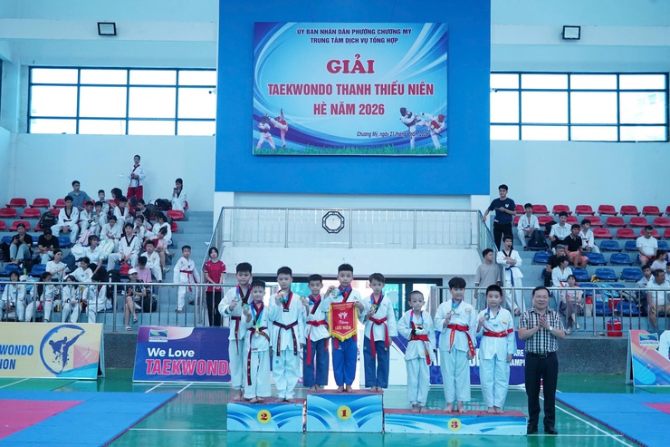 Phường Chương Mỹ tổ chức Giải Taekwondo thanh thiếu niên hè năm 2026- Ảnh 9.