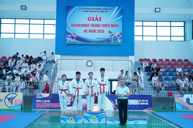 Phường Chương Mỹ tổ chức Giải Taekwondo thanh thiếu niên hè năm 2026- Ảnh 11.