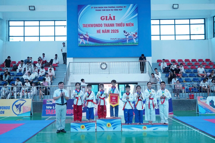 Phường Chương Mỹ tổ chức Giải Taekwondo thanh thiếu niên hè năm 2026- Ảnh 12.