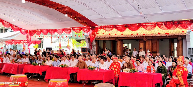 Xã Bình Minh long trọng tổ chức Lễ khánh thành công trình tu bổ, tôn tạo Đình Phù Lạc- Ảnh 3.