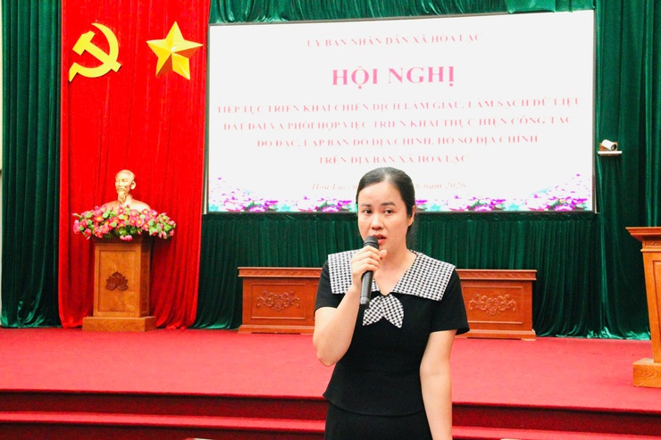 Hòa Lạc đẩy mạnh chiến dịch làm giàu, làm sạch dữ liệu đất đai và lập hồ sơ địa chính- Ảnh 7.
