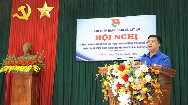 Hội nghị sơ kết công tác Đoàn TNCS 6 tháng đầu năm, triển khai phương hướng, nhiệm vụ 6 tháng cuối năm 2026- Ảnh 5.