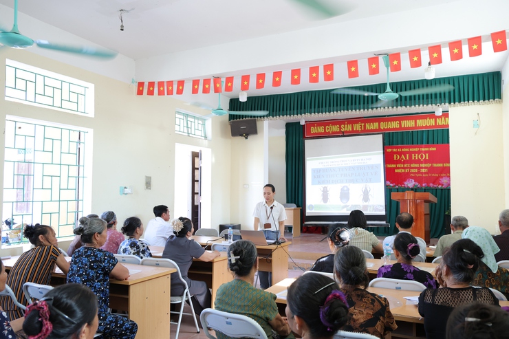 Hợp tác xã Nông nghiệp Thanh Bình (xã Phú Nghĩa) tập huấn, tuyên truyền kiến thức pháp luật về kiểm dịch thực vật cho xã viên- Ảnh 3.
