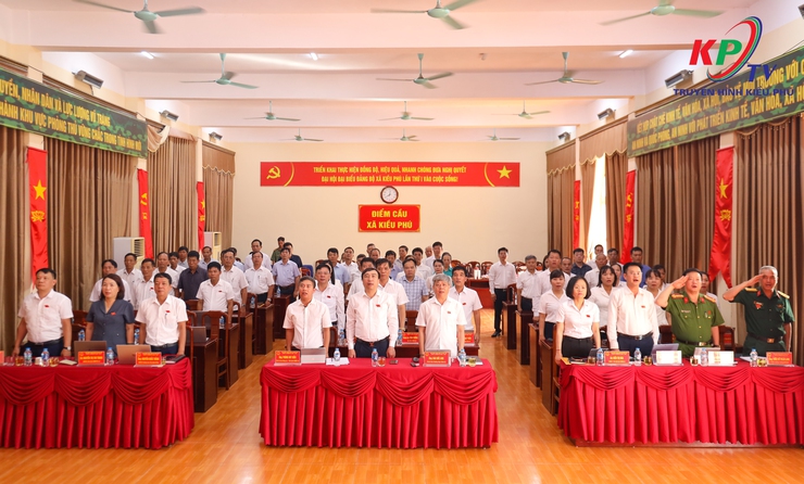 HĐND xã Kiều Phú khai mạc kỳ họp thứ tư (kỳ họp thường lệ giữa năm 2026) và Phiên Chất vấn của Thường trực HĐND xã khóa II, nhiệm kỳ 2026 - 2031.- Ảnh 1.