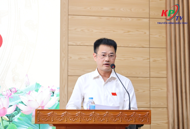 HĐND xã Kiều Phú khai mạc kỳ họp thứ tư (kỳ họp thường lệ giữa năm 2026) và Phiên Chất vấn của Thường trực HĐND xã khóa II, nhiệm kỳ 2026 - 2031.- Ảnh 6.