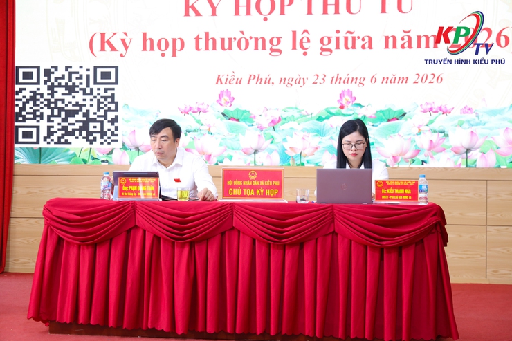 HĐND xã Kiều Phú khai mạc kỳ họp thứ tư (kỳ họp thường lệ giữa năm 2026) và Phiên Chất vấn của Thường trực HĐND xã khóa II, nhiệm kỳ 2026 - 2031.- Ảnh 2.