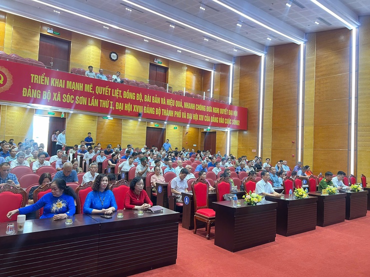 XÃ SÓC SƠN TỔ CHỨC HỘI NGHỊ TỌA ĐÀM CHUYÊN ĐỀ NHÂN DỊP KỶ NIỆM 25 NĂM NGÀY GIA ĐÌNH VIỆT NAM- Ảnh 2.
