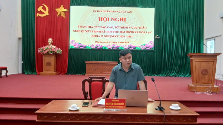 Các Ban HĐND xã Hòa Lạc thẩm tra các nội dung trình kỳ họp thứ Hai, HĐND xã khóa II, nhiệm kỳ 2026 - 2031- Ảnh 5.