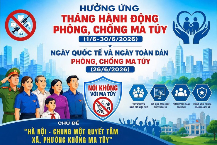 HƯỞNG ỨNG THÁNG HÀNH ĐỘNG PHÒNG, CHỐNG MA TÚY NĂM 2026: TÍCH CỰC THAM GIA CUỘC THI TRỰC TUYẾN TÌM HIỂU PHÁP LUẬT VỀ PHÒNG, CHỐNG MA TÚY- Ảnh 1.