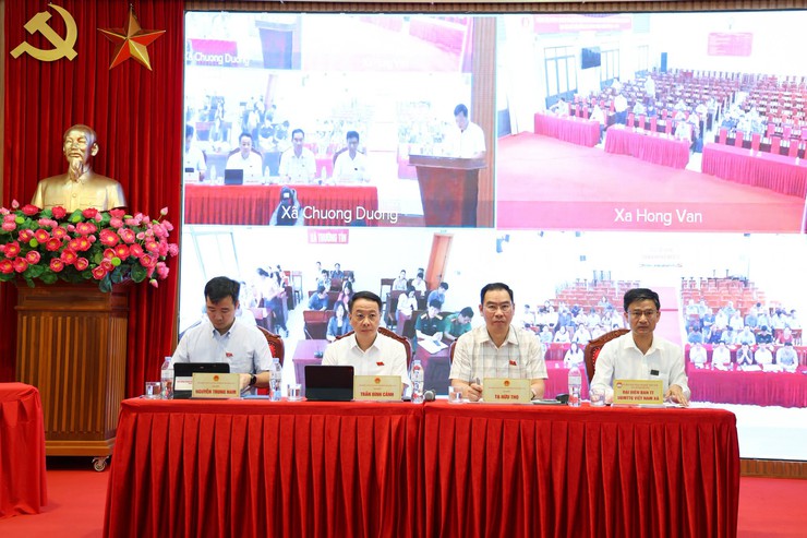 Cử tri xã Chương Dương kiến nghị nhiều nội dung quan trọng đối với Tổ Đại biểu số 18 HĐND thành phố - Ảnh 2.