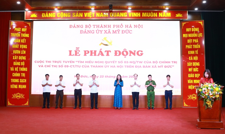 Xã Mỹ Đức sơ kết 1 năm vận hành chính quyền địa phương hai cấp- Ảnh 8.