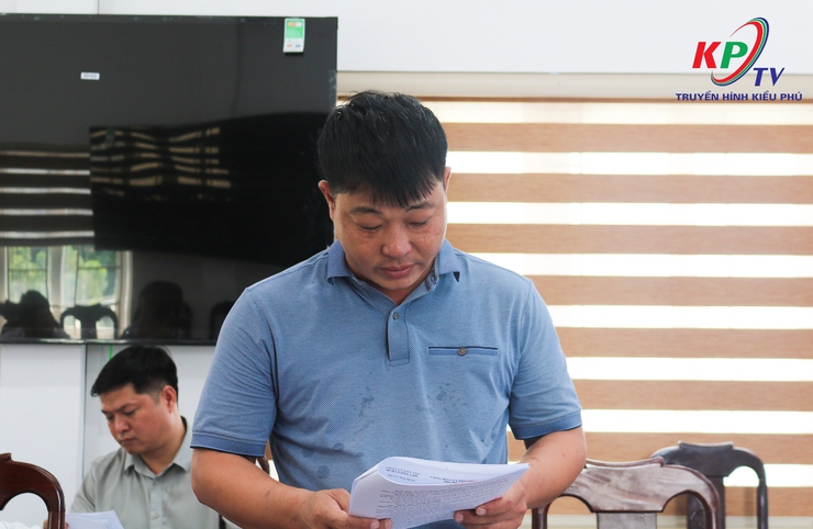 Ban chỉ đạo cưỡng chế xã Kiều Phú tổ chức hội nghị triển khai công tác tổ chức cưỡng chế đối với 8 trường hợp vi phạm đất đai- Ảnh 4.