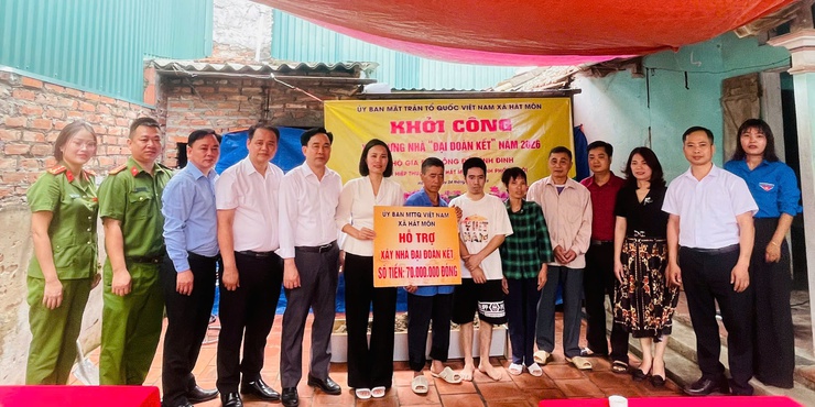 MTTQ xã Hát Môn phát huy vai trò nòng cốt trong thực hiện mô hình chính quyền hai cấp- Ảnh 4.
