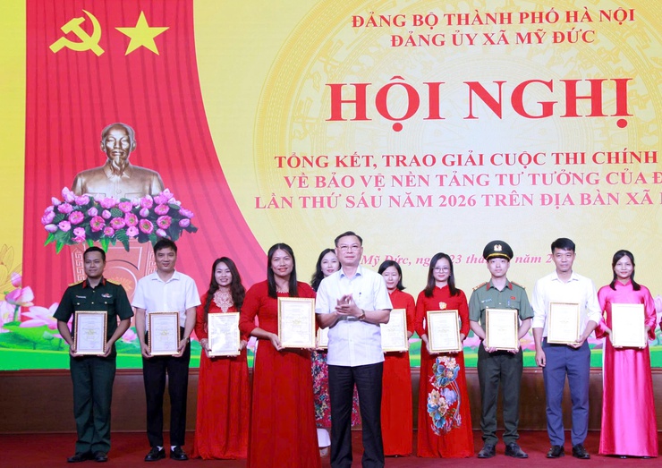 Xã Mỹ Đức sơ kết 1 năm vận hành chính quyền địa phương hai cấp- Ảnh 5.