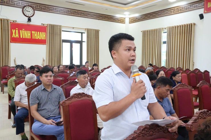 HỘI ĐỒNG NHÂN DÂN XÃ VĨNH THANH KHÓA II, NHIỆM KỲ 2026 – 2031 TỔ CHỨC HỘI NGHỊ TIẾP XÚC CỬ TRI SAU KỲ HỌP THỨ HAI- Ảnh 7.
