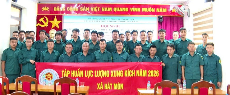 UBND xã Hát Môn tổ chức tập huấn nâng cao kiến thức, kỹ năng phòng, chống thiên tai cho lực lượng xung kích cơ sở- Ảnh 4.