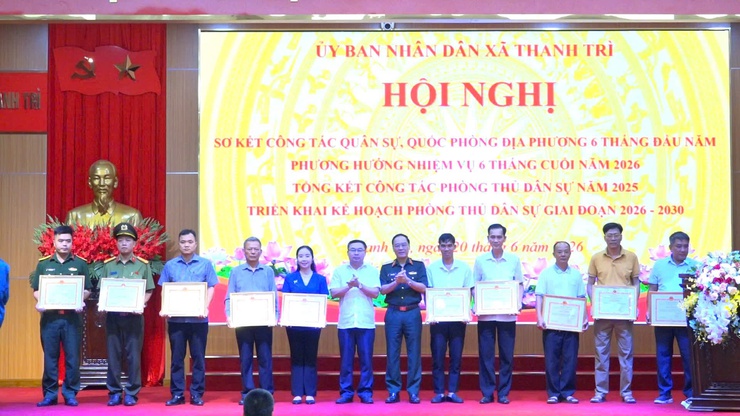 Thanh Trì nâng cao chất lượng công tác quân sự, quốc phòng địa phương- Ảnh 4.