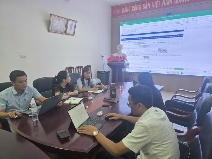 HỘI NGHỊ GIAO BAN, ĐÁNH GIÁ TIẾN ĐỘ KHẮC PHỤC CÁC ĐIỂM NGHẼN TRÊN ĐỊA BÀN XÃ BÌNH MINH- Ảnh 2.