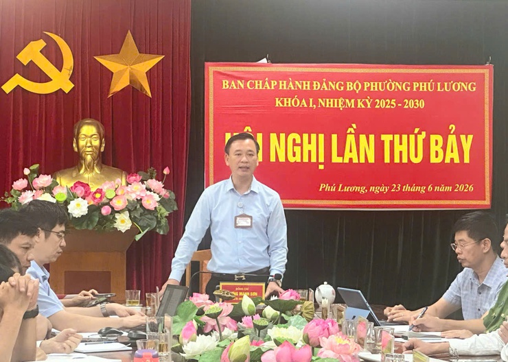 ​Hội nghị BCH Đảng bộ phường Phú Lương lần thứ Bẩy  triển khai nhiệm vụ trọng tâm 6 tháng cuối năm 2026- Ảnh 5.