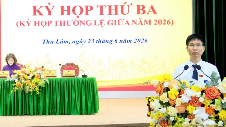 HĐND XÃ THƯ LÂM KHÓA II, NHIỆM KỲ 2026 – 2031 TỔ CHỨC KỲ HỌP THỨ BA ( KỲ HỌP THƯỜNG LỆ GIỮA NĂM 2026) - Ảnh 11.