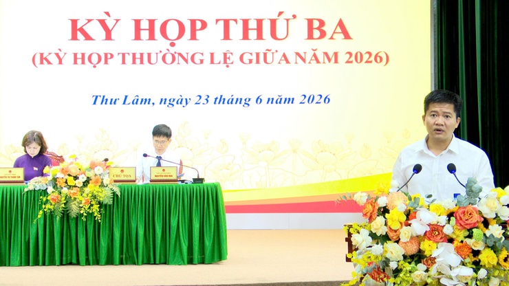HĐND XÃ THƯ LÂM KHÓA II, NHIỆM KỲ 2026 – 2031 TỔ CHỨC KỲ HỌP THỨ BA ( KỲ HỌP THƯỜNG LỆ GIỮA NĂM 2026) - Ảnh 9.