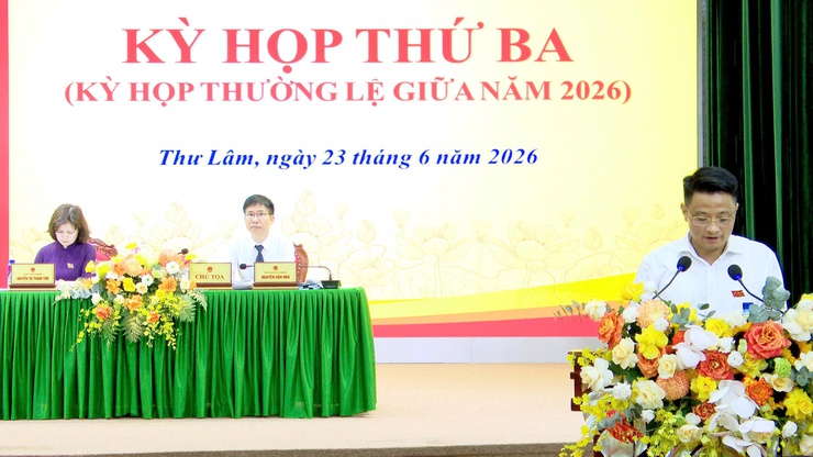 HĐND XÃ THƯ LÂM KHÓA II, NHIỆM KỲ 2026 – 2031 TỔ CHỨC KỲ HỌP THỨ BA ( KỲ HỌP THƯỜNG LỆ GIỮA NĂM 2026) - Ảnh 13.